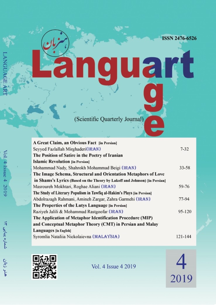 					View Vol. 4 No. 4 (2019): Language Art
				